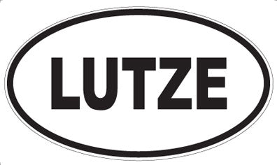 LUTZE - Oval Magnet