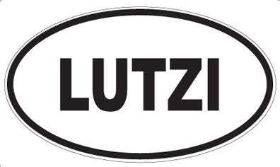 LUTZI - Oval Magnet