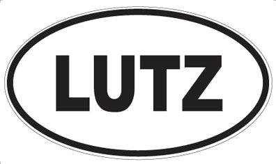 LUTZ - Oval Magnet