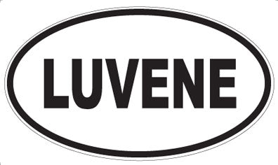 LUVENE - Oval Sticker