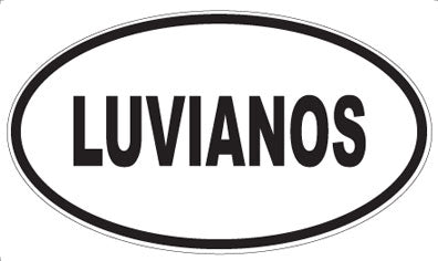 LUVIANOS - Oval Magnet