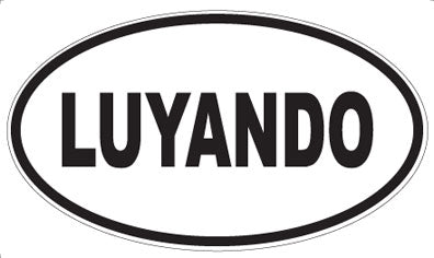 LUYANDO - Oval Magnet