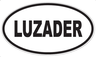 LUZADER - Oval Magnet