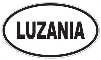 LUZANIA - Oval Magnet