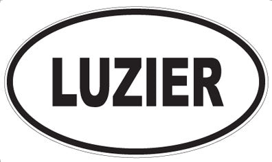LUZIER - Oval Magnet