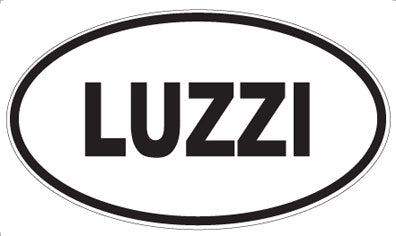 LUZZI - Oval Sticker