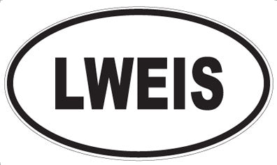 LWEIS - Oval Sticker