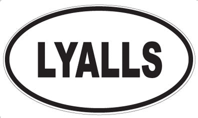 LYALLS - Oval Magnet