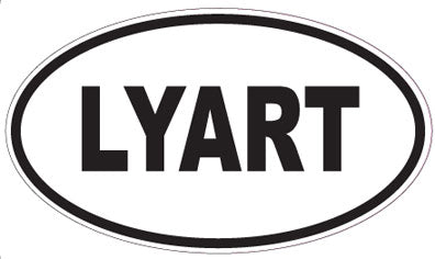 LYART - Oval Sticker