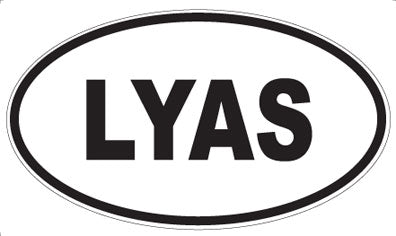 LYAS - Oval Magnet