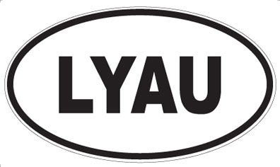 LYAU - Oval Magnet