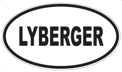 LYBERGER - Oval Sticker