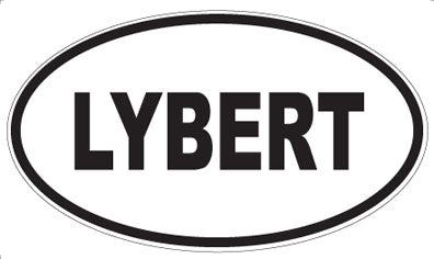 LYBERT - Oval Sticker