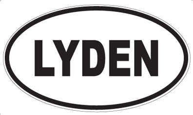 LYDEN - Oval Sticker