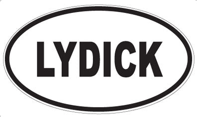 LYDICK - Oval Magnet