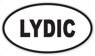 LYDIC - Oval Magnet