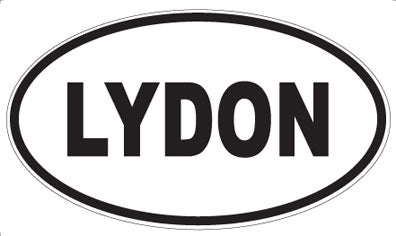 LYDON - Oval Magnet