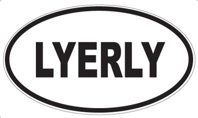 LYERLY - Oval Magnet