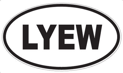 LYEW - Oval Magnet