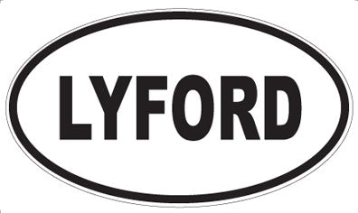 LYFORD - Oval Magnet