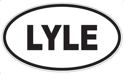 LYLE - Oval Magnet