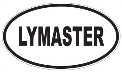 LYMASTER - Oval Magnet