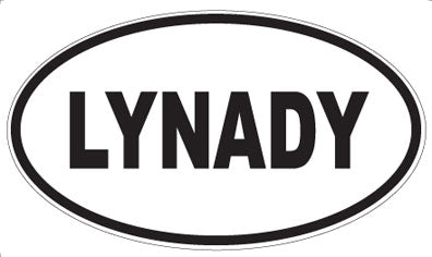 LYNADY - Oval Sticker