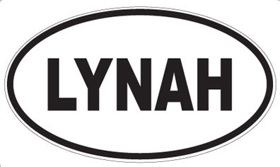 LYNAH - Oval Magnet