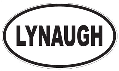 LYNAUGH - Oval Magnet