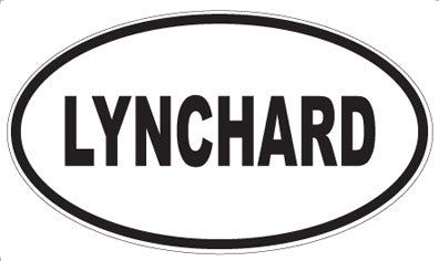 LYNCHARD - Oval Sticker