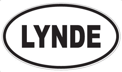 LYNDE - Oval Magnet
