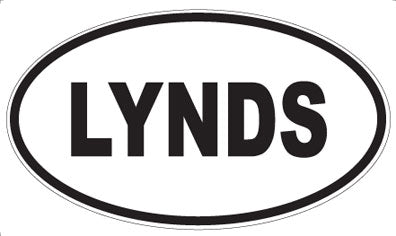 LYNDS - Oval Magnet