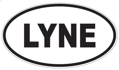 LYNE - Oval Magnet