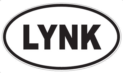 LYNK - Oval Magnet