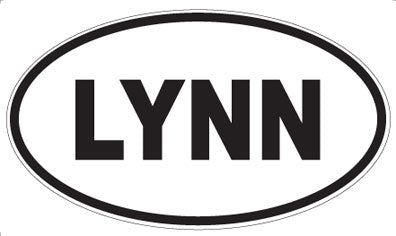 LYNN - Oval Sticker