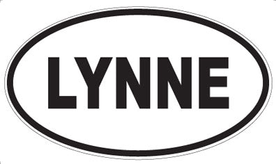 LYNNE - Oval Sticker