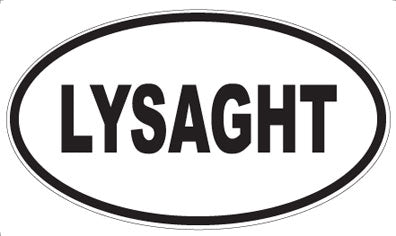LYSAGHT - Oval Sticker