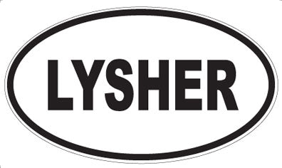 LYSHER - Oval Magnet