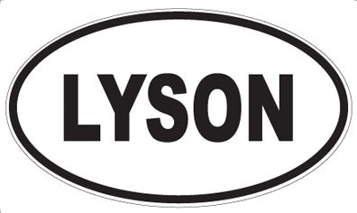 LYSON - Oval Sticker