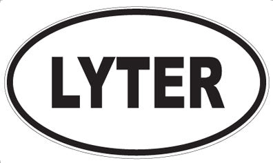 LYTER - Oval Magnet