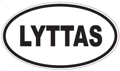 LYTTAS - Oval Sticker