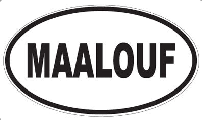 MAALOUF - Oval Magnet