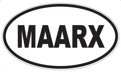 MAARX - Oval Magnet