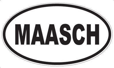 MAASCH - Oval Sticker