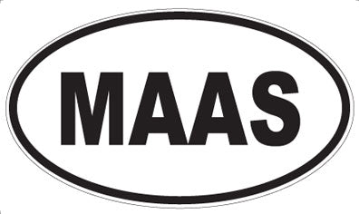 MAAS - Oval Magnet