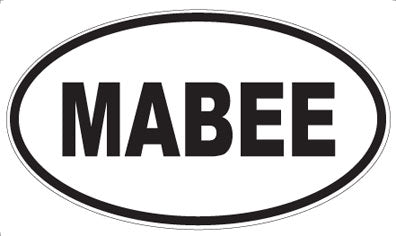 MABEE - Oval Magnet