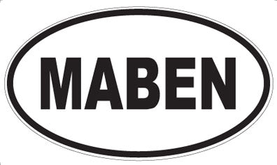 MABEN - Oval Magnet