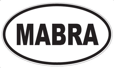 MABRA - Oval Sticker