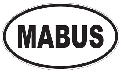 MABUS - Oval Magnet