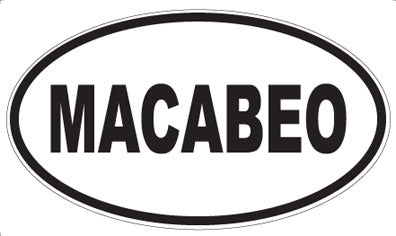 MACABEO - Oval Magnet